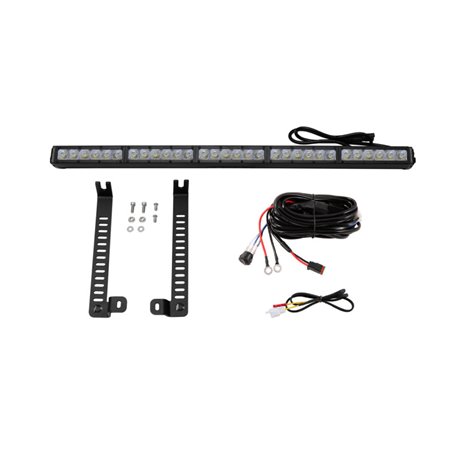 Diode Dynamics 14-19 Toyota 4Runner SS30 (Single) Stealth Lightbar Kit - White Driving