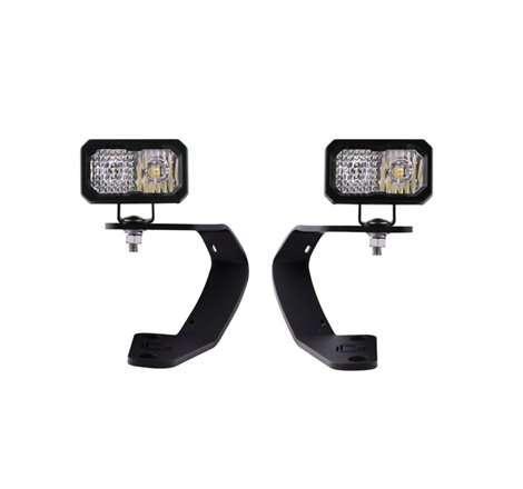 Diode Dynamics 10-21 Toyota 4Runner Stage Series 2in LED Ditch Light Kit - Pro White Combo