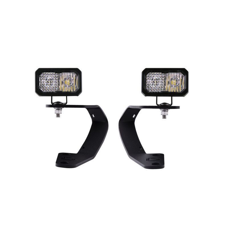 Diode Dynamics 10-21 Toyota 4Runner Stage Series 2in LED Ditch Light Kit - Pro White Combo