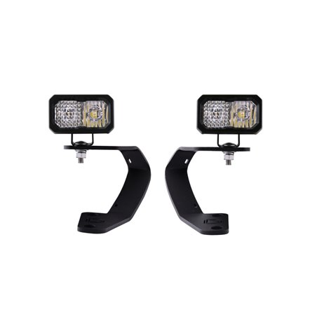 Diode Dynamics 10-21 Toyota 4Runner Stage Series 2in LED Ditch Light Kit - Pro White Combo