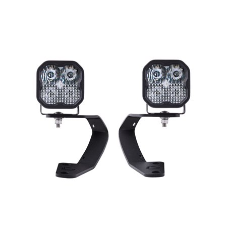 Diode Dynamics 10-21 Toyota 4Runner SS3 LED Ditch Light Kit Sport - White Combo