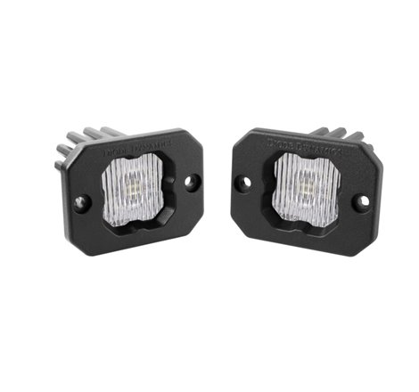 Diode Dynamics Stage Series C1 LED Pod - White SAE Fog Flush ABL (Pair)