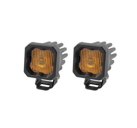 Diode Dynamics Stage Series C1 LED Pod - Yellow SAE Fog Standard ABL (Pair)