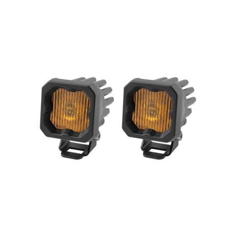 Diode Dynamics Stage Series C1 LED Pod - Yellow SAE Fog Standard ABL (Pair)