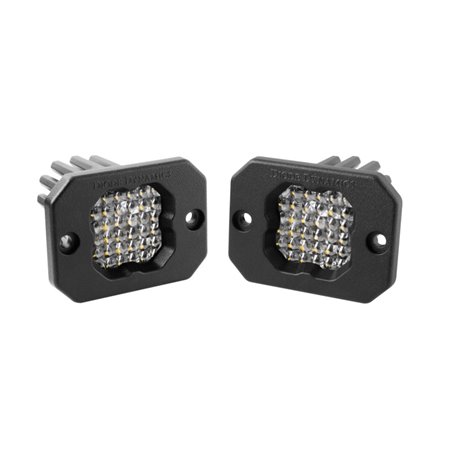 Diode Dynamics Stage Series C1 LED Pod Pro - White Flood Flush RBL (Pair)