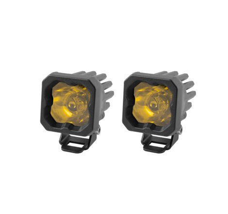 Diode Dynamics Stage Series C1 LED Pod Pro - Yellow Spot Standard ABL (Pair)