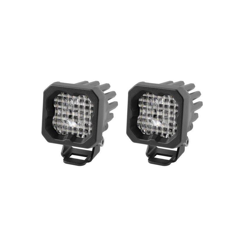 Diode Dynamics Stage Series C1 LED Pod Pro - White Wide Standard BBL (Pair)