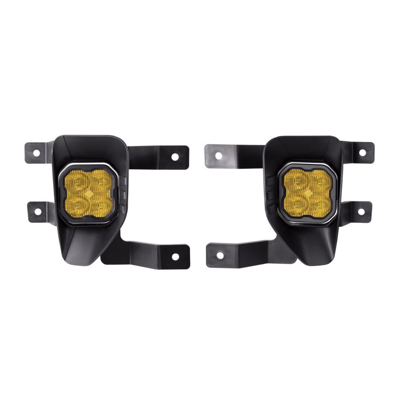 Diode Dynamics SS3 Type SV1 LED Fog Light Kit Pro - Yellow SAE Fog