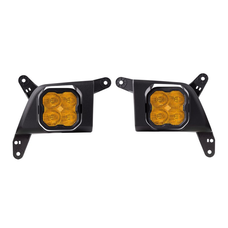 Diode Dynamics SS3 Type SV2 LED Fog Light Kit Max - Yellow SAE Fog