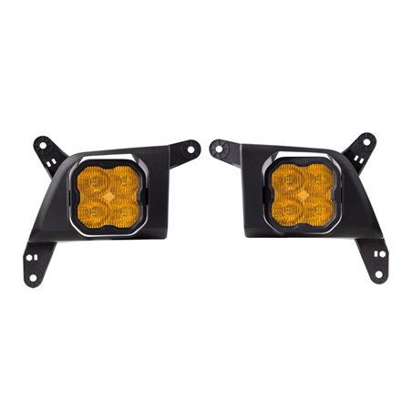 Diode Dynamics SS3 Type SV2 LED Fog Light Kit Max - Yellow SAE Fog