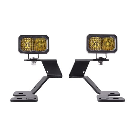 Diode Dynamics 2021 Ford Bronco Sport Stage Series 2in LED Ditch Light Kit - Sport Yellow Combo