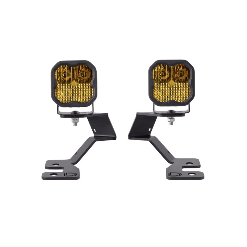 Diode Dynamics 2021 Ford Bronco Sport SS3 LED Ditch Light Kit - Sport Yellow Combo