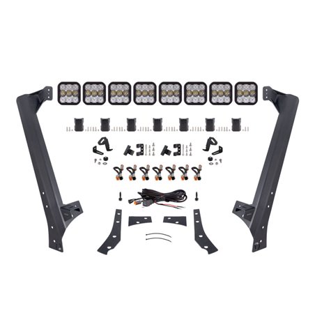 Diode Dynamics Jeep JK SS5 Sport CrossLink Windshield - White Combo Lightbar Kit