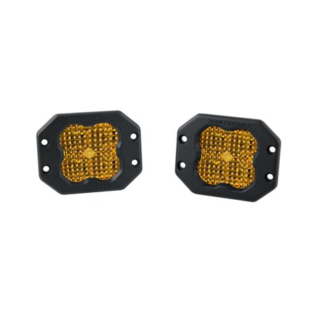 Diode Dynamics SS3 Pro ABL - Yellow Flood Flush (Pair)