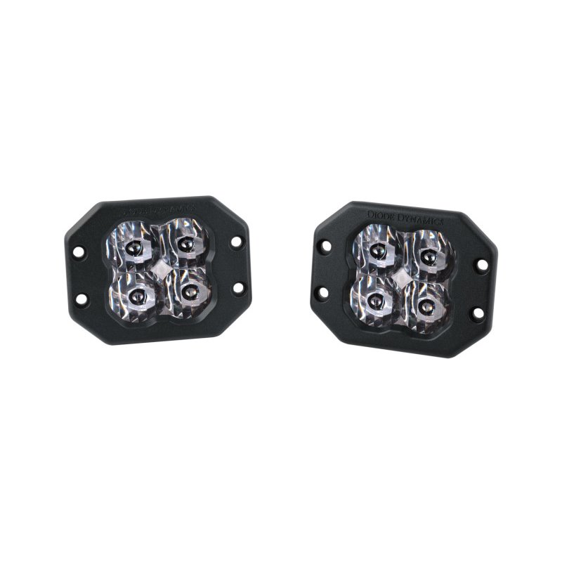 Diode Dynamics SS3 Pro WBL - White SAE Driving Flush (Pair)