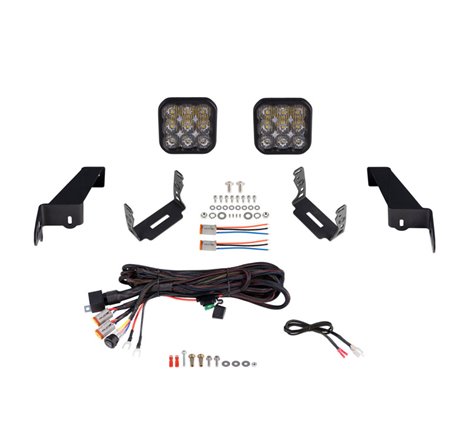 Diode Dynamics Jeep JL SS5 CrossLink Bumper Lightbar Kit Sport Driving