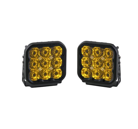 Diode Dynamics SS5 LED Pod Pro - Yellow Spot (Pair)