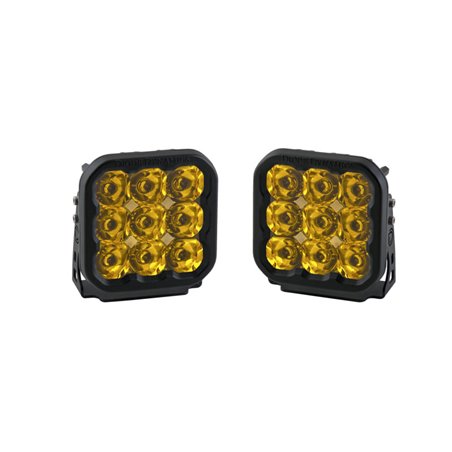 Diode Dynamics SS5 LED Pod Pro - Yellow Spot (Pair)