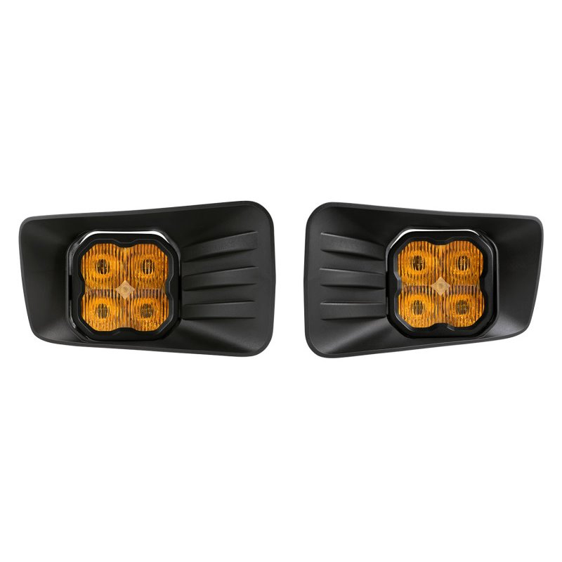 Diode Dynamics SS3 Type CH LED Fog Light Kit Max ABL - Yellow SAE Fog