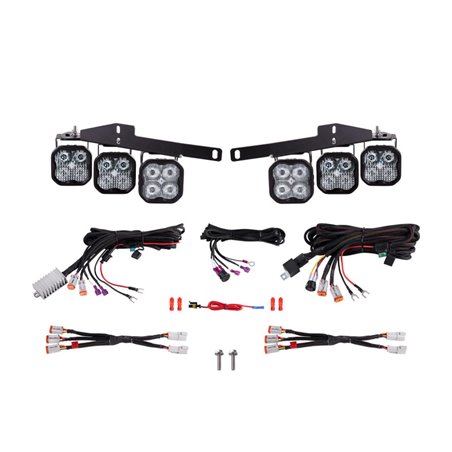 Diode Dynamics 17-20 Ford Raptor SS3 LED Fog Light Kit - White Max