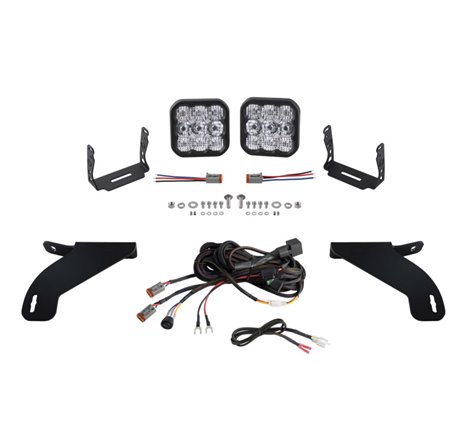 Diode Dynamics 21-22 Ford F-150 SS5 Bumper LED Pod Light Kit - Pro White Driving