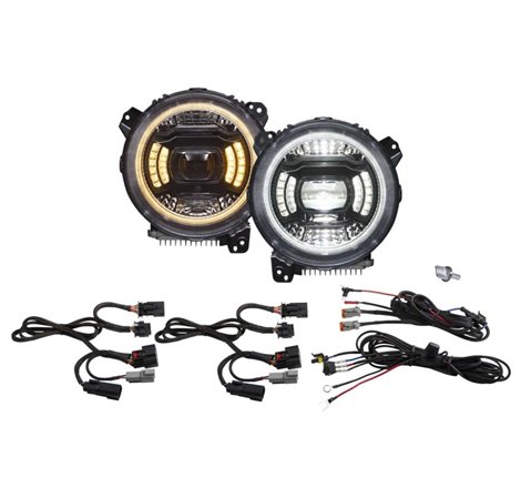 Diode Dynamics 18-23 Jeep JL Wrangler Elite Max LED Headlamps