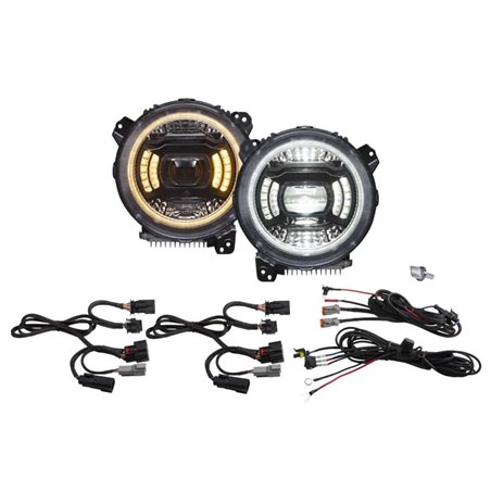 Diode Dynamics 18-23 Jeep JL Wrangler Elite Max LED Headlamps