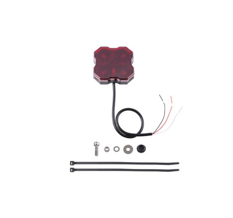 Diode Dynamics Stage Series Single Color LED Rock Light - Red Hookup (one)