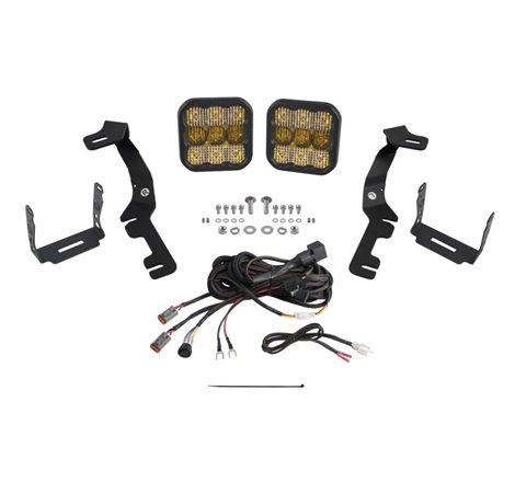 Diode Dynamics Stage Series Ditch Light Kit for 2019-Present Ram SS5 - Yellow Pro Combo