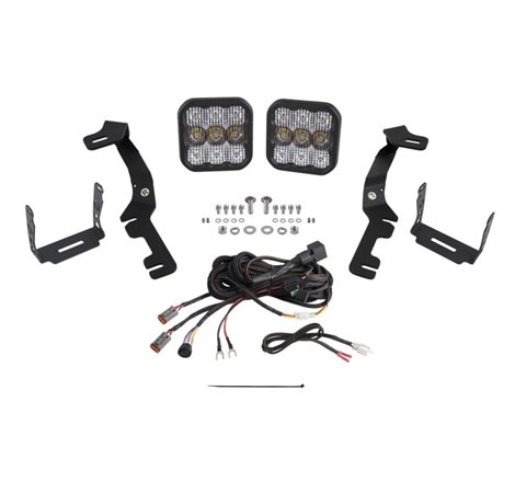 Diode Dynamics Stage Series Ditch Light Kit for 2019-Present Ram SS5 - Pro White Combo