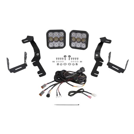 Diode Dynamics Stage Series Ditch Light Kit for 2019-Present Ram SS5 - Pro White Combo