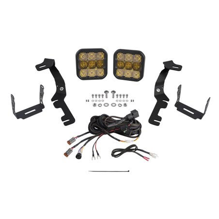 Diode Dynamics Stage Series Ditch Light Kit for 2019-Present Ram SS5 - Sport Yellow Combo