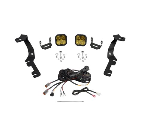 Diode Dynamics Stage Series Ditch Light Kit for 2019-Present Ram SS3 - Yellow Pro Combo