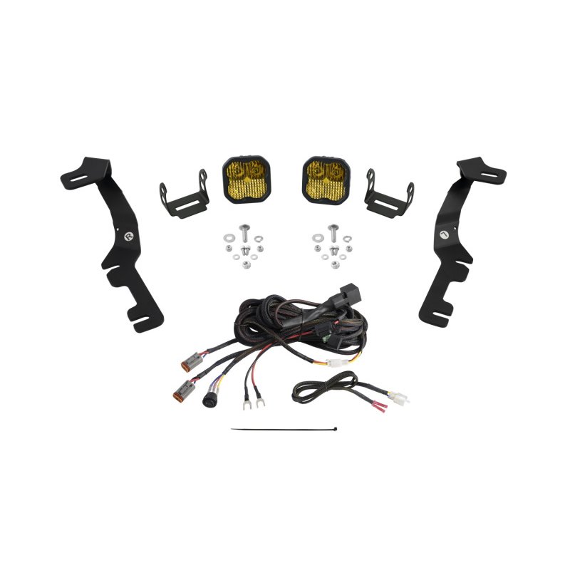 Diode Dynamics Stage Series Ditch Light Kit for 2019-Present Ram SS3 - Yellow Pro Combo