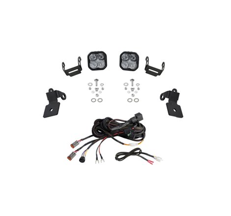 Diode Dynamics 20-Present Polaris RZR A-Pillar LED Pod Kit SS3 Pro - White Combo