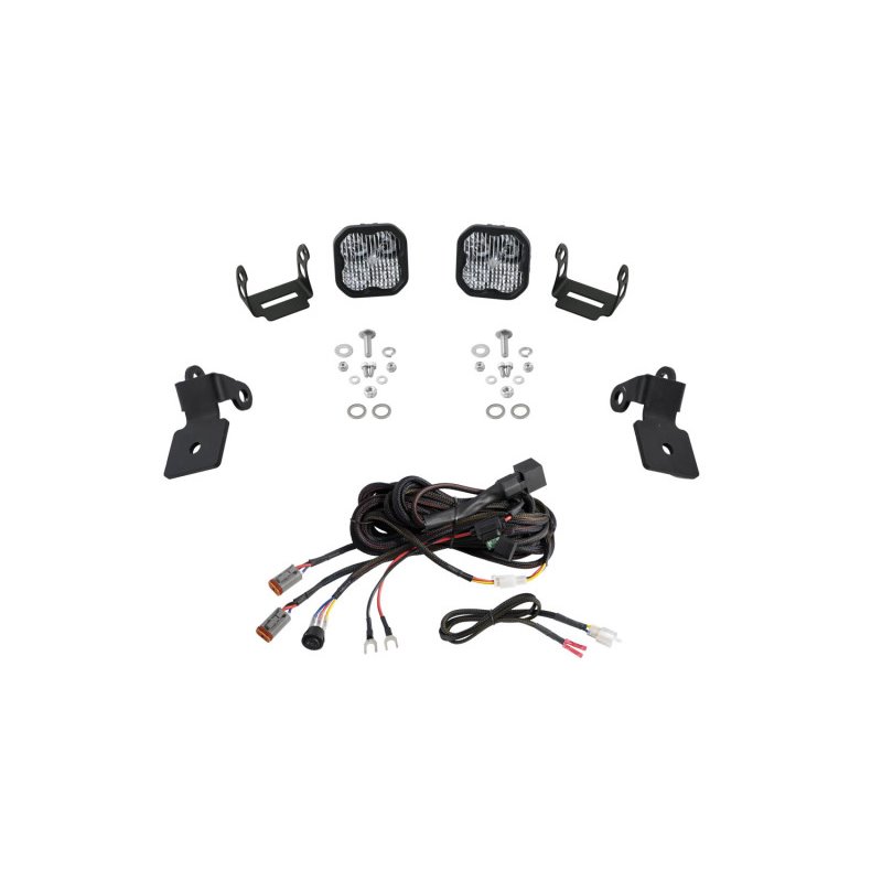 Diode Dynamics 20-Present Polaris RZR A-Pillar LED Pod Kit SS3 Pro - White Combo