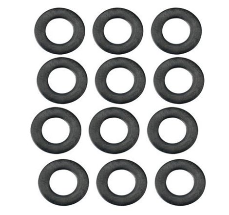 S&S Cycle .255in x .438in x .024in Rubber Coated Steel Flat Washer - 12 Pack