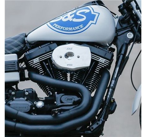 S&S Cycle 01-15 Fuel-Injected Softail Models Stealth Air Cleaner Kit w/ Chrome Tribute Cover