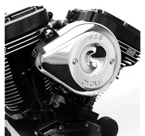 S&S Cycle 2007+ XL Sportster Models w/ Stock EFI Stealth Air Cleaner Kit w/ Chrome Teardrop Cover