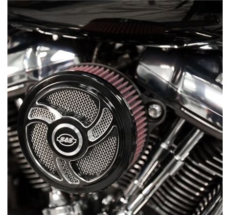 S&S Cycle 2017+ M8 Models Stealth Air Cleaner Kit w/ Torker Cover