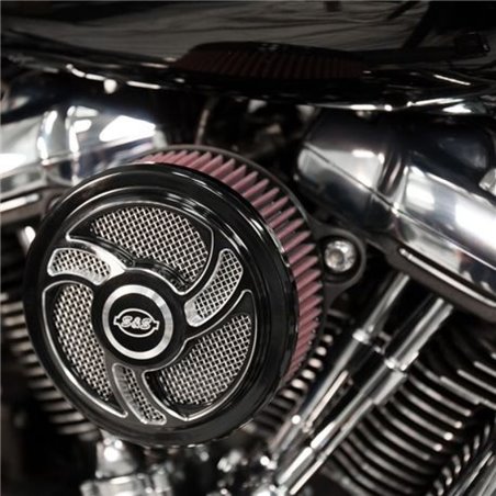 S&S Cycle 2017+ M8 Models Stealth Air Cleaner Kit w/ Torker Cover