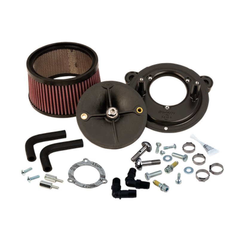 S&S Cycle 08-16 Touring Models w/ S&S 70mm Throttle Body Stealth Air Cleaner Kit w/o Cover