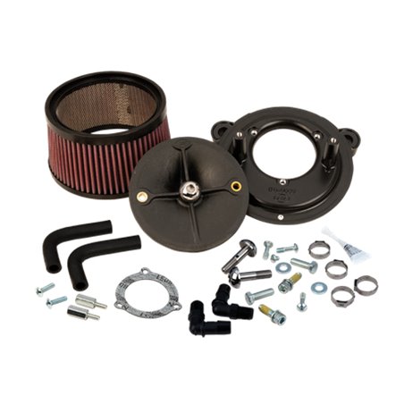 S&S Cycle 08-16 Touring Models w/ S&S 70mm Throttle Body Stealth Air Cleaner Kit w/o Cover