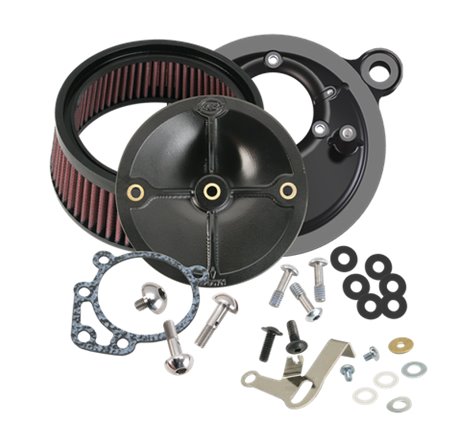 S&S Cycle 99-06 BT w/ S&S Super E/G Carburetor Stealth Air Cleaner Kit w/o Cover