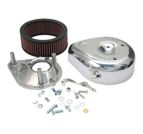 S&S Cycle 55-84 BT/57-85 Sportster Models Teardrop Air Cleaner Kit for S&S Super E/G Carb