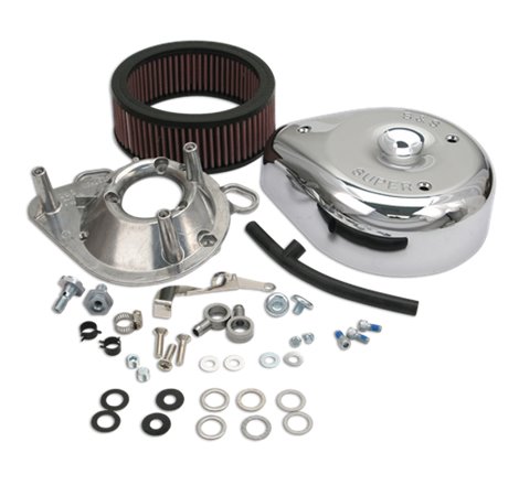 S&S Cycle 99-06 BT Teardrop Air Cleaner Kit for Super E/G Carb