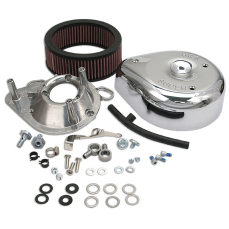 S&S Cycle 99-06 BT Teardrop Air Cleaner Kit for Super E/G Carb