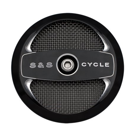 S&S Cycle Air 1 Air Cleaner Cover - Gloss Black