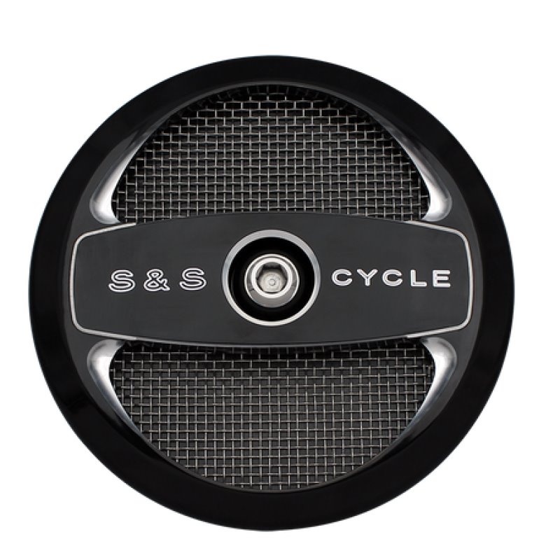 S&S Cycle Air 1 Air Cleaner Cover - Gloss Black