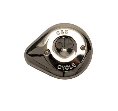 S&S Cycle Mini Teardrop Air Cleaner Cover For All Stealth Applications - Chrome